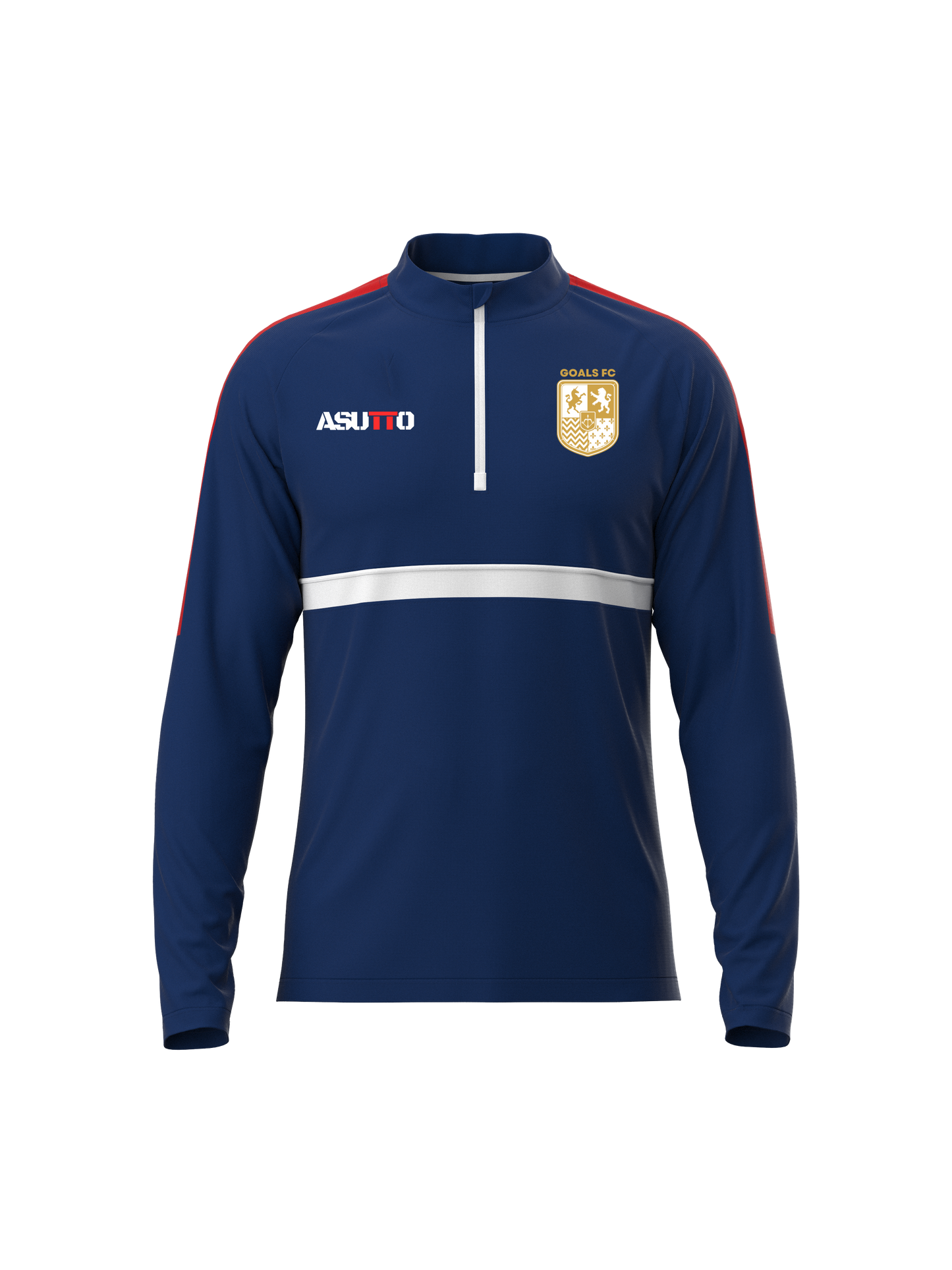 DNA ATHLETE Custom Team Quarter Zip Jumper – Personalized Name & Number, Premium Sportswear-ASTE56-37