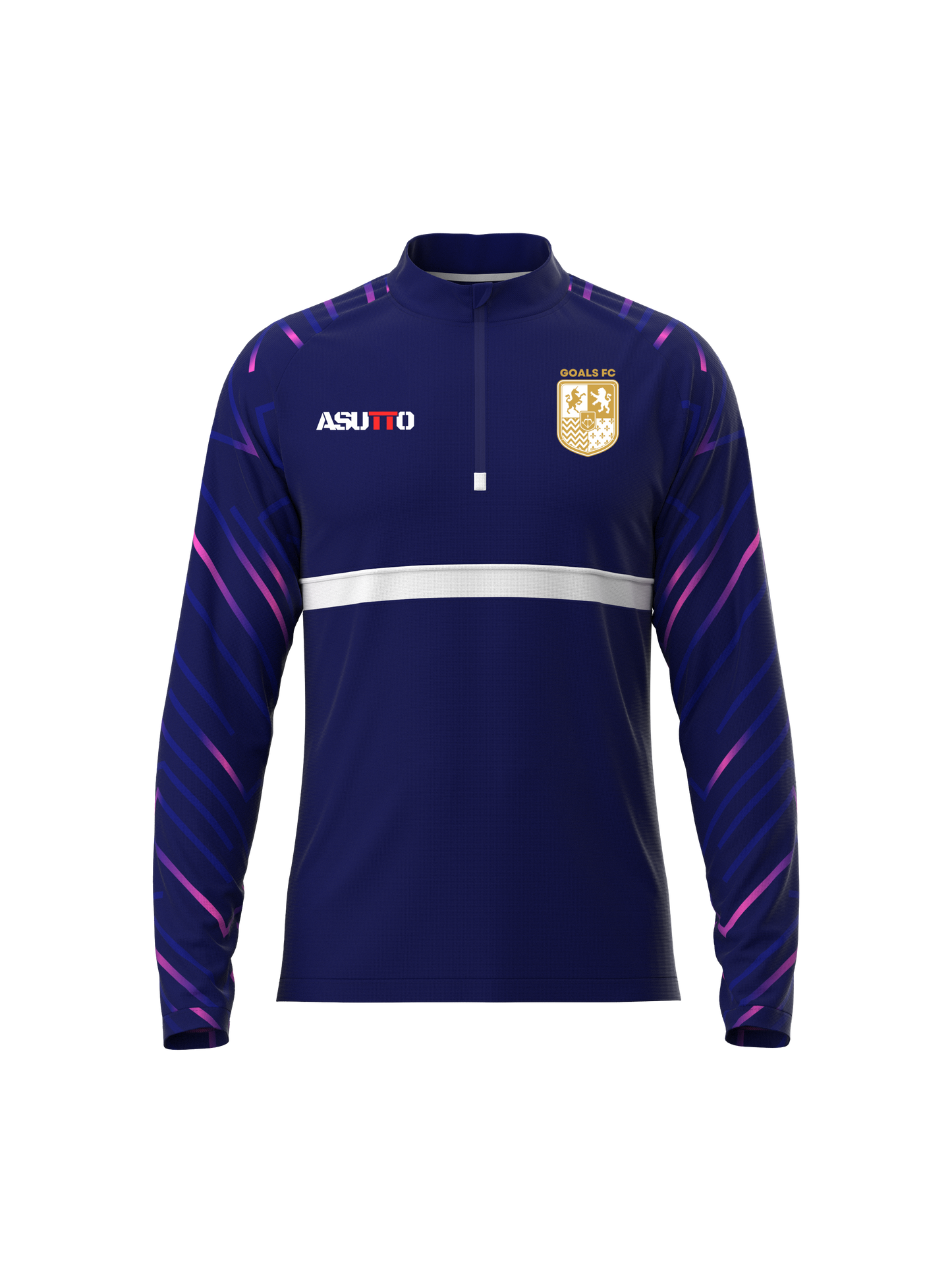 DNA ATHLETE Custom Team Quarter Zip Jumper – Personalized Name & Number, Premium Sportswear-ASTE56-51